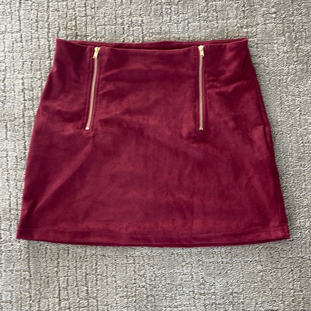 Velvet skirt
